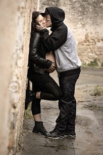 photo de grossesse sous la pluie azemard stephanie photographe Montpellier