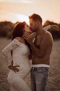 Femme a la plage couché de soleil Azemard Stéphanie photgraphe
