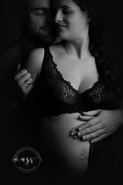 shooting noir et blanc couple sensuel azemard Stéphanie photo hérault