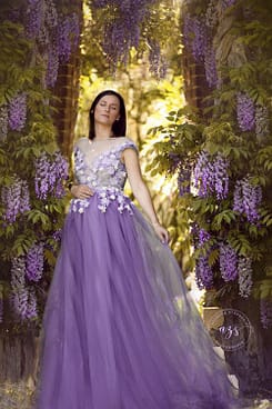 Robe de grossesse séance photo de maternité réalisé par Azemard Stéphanie photographe dans le Gard et l’Hérault