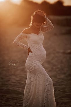 photo Femme a la plage couché de soleil Azemard Stéphanie photgraphe