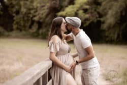 La scamandre photo de grossesse Azemard Stéphanie photographe à Montpellier clinique Saint-roch